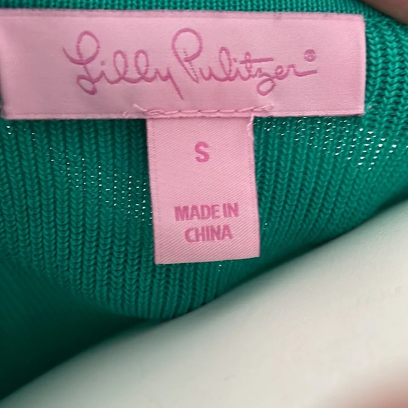 Lilly Pulitzer Sleeveless Green Tank - Picture 6 of 7